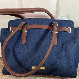 LC TUXEDO DEMIN TOTE BAG